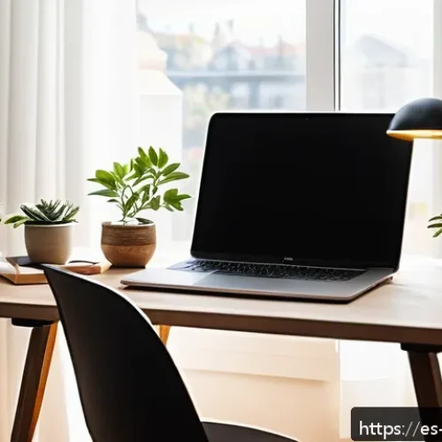 Home 31 미션 스테이트먼트와 개인 목표의 일치 - A serene and inspiring home office environment designed for personal growth and productivity, featur...