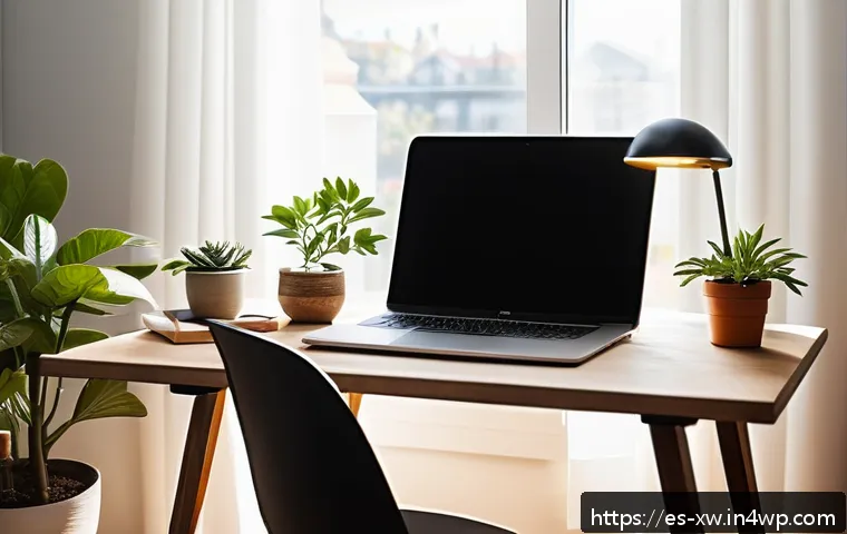 미션 스테이트먼트와 개인 목표의 일치 - A serene and inspiring home office environment designed for personal growth and productivity, featur...
